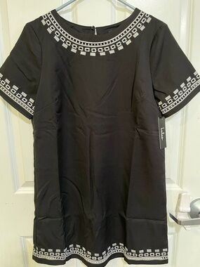 Lulu’s Black Embroidered mini Dress